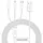Baseus Superior 3in1 USB Kabel iPhone Lightning USB-C / / Micro-USB 3,5 A 1,5 m