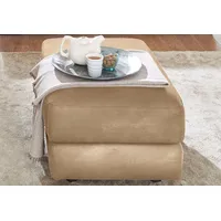 Calia Italia Hocker Gaia Luxus-Microfaser 67 x 44 x 90 cm Beige