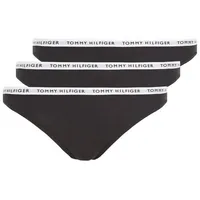 Tommy Hilfiger Underwear Bikinislip (3-St) mit schmalem Logobündchen schwarz XS