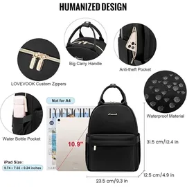 luxuskollektion Mini Backpack 11 l schwarz