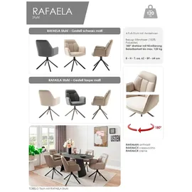 MCA Furniture MCA »RAFAELA Armlehnenstuhl 4er Set) - taupe),