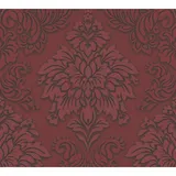 ascreation A.S. Création Livingwalls Metropolitan Stories Lizzy London Tapete mit Ornamenten barock Vliestapete metallic rot Schwarz 10, 05 M x 0, 53 M