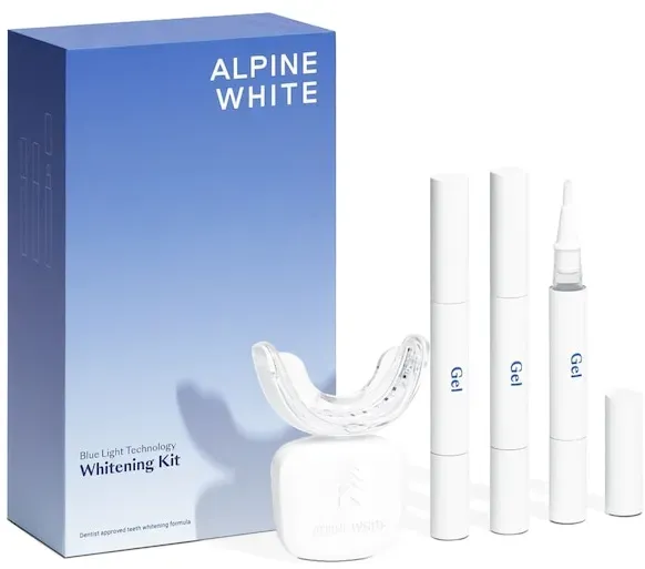 ALPINE WHITE Zahnbleaching Kit Whitening Kit Zahnaufhellung & Bleaching