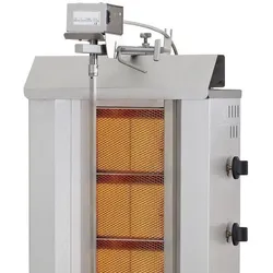 CombiSteel Gyros Grill Gas, Motorposition Oben, 4 Heizzonen