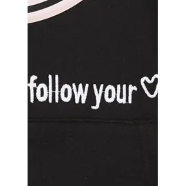 Zwillingsherz Hoodie Leo schwarz S/M