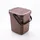 Denox Bioabfallbehälter 10 l Braun
