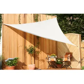 Floracord Dreiecksonnensegel HDPE Creme 500 cm x 500 cm x 500 cm