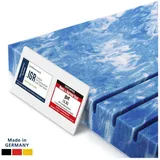 AM Qualitätsmatratzen 7 Zonen Deluxe Gelschaum Topper 90 x 190 cm weiß
