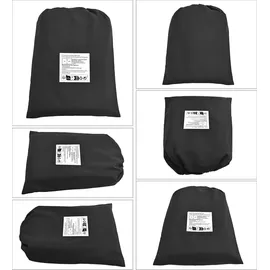 luxuskollektion 6er-Set Grau Stretch Stehtischhusse Ø60-65cm Spandex