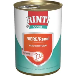 RINTI Canine Niere/Renal Beef 400g zur Unterstützung der Nierenfunktion bei Hunden
