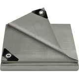 Woltu Schutzplane grau 1,5x2 m