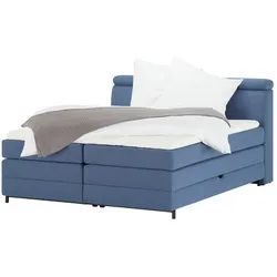 switch Boxspringbett  Kay ¦ blau ¦ Maße (cm): B: 183 H: 108