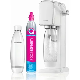 Sodastream Art white + Kunststoffflasche + CO2-Zylinder