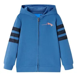 vidaXL Kinder-Kapuzenpullover Blau 104