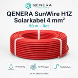 QENERA SunWire H1Z Solarkabel 4 mm2 - 50 m Rot - 0% MwSt. (gem. § 12 Abs. 3 UStG)