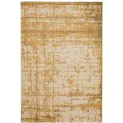 Teppich Yuno aus Chenille Senf, 155x230 cm