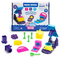 Learning Resources Playfoam Magisches Sandeln, Sensorikspielzeug für Kinder ab 3 Jahren, über 1,3kg Spielsand, 4 Farben, 11 Werkzeuge, trocknet nie aus, Designs erstellen, schneiden und Zeigen