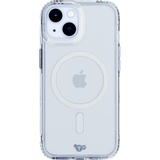 Tech21 Evo Clear Hülle für iPhone 15/iPhone 14, Kompatibel mit MagSafe, Biologisch abbaubar, Transparent, 12x Militärniveau Fallschutz: 3,6m