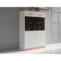 Home Affaire »Ribe,125cm hoch, 87cm breit,4 breite Fächer«, Oberplatte