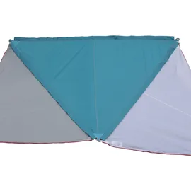 Bent Zip-Protect Canvas Single Sonnensegel (Größe One Size, tuerkis)