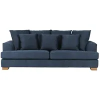 SOHO Sofa Franka ¦ blau ¦ Maße (cm): B: 231 H: 87 T: 103