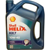 Shell Motoröl Helix Diesel Hx7 10W-40 Motor Enginge Oil 550040425 4L