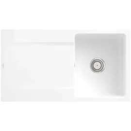 Villeroy & Boch Siluet 50 flat snow white + Handbetätigung