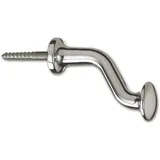 grundmann Fensterschutzkopf zum Einschrauben, 75 mm, Aluminium poliert Zubehör Fensterbeschläge, Kastenfenster