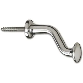 grundmann Fensterschutzkopf zum Einschrauben, 75 mm, Aluminium poliert Zubehör Fensterbeschläge, Kastenfenster