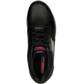 SKECHERS Go Golf Jasmine Damen-Golfschuhe, mit Spikes, Schwarz/Rosa, Größe 39