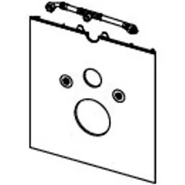 TECE lux WC-Glasplatte Weiß