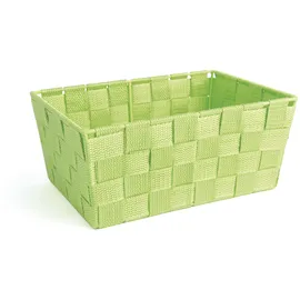 Excelsa Cross Korb 25x17,5x11cm in grün, Polypropylen, 25 x 17.5 x 11 cm