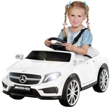 Actionbikes Motors Kinder-Elektroauto Mercedes AMG GLA45 Lizenziert (Weiß)