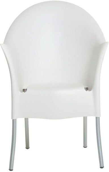 Armlehnsessel Lord Yo driade Store weiß, Designer Philippe Starck, 94.5x62.5x66 cm