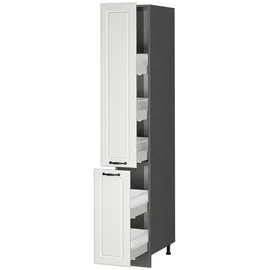 Vicco Apothekerschrank R-Line 30 x 57,2 x 206,8 cm Weiß