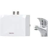 Stiebel Eltron DNM 3 + MAE-W Einhebelmischer für Handwaschbecken, 3,5 kW, mit Stecker, drucklos, 205970