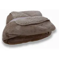 Wirth Wohndecke »HARI«, Nerzfelldecke braun