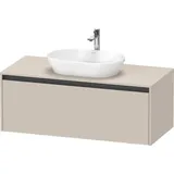 Duravit Ketho.2 Waschtischunterbau, 1200x459x550mm, K248870, Farbe: Taupe Matt Dekor