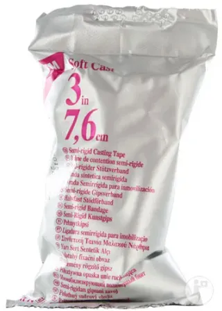 3M Soft Cast Semi-Rigider Stützverband 7,6cm x 3,6m Rolle 1 (82103)