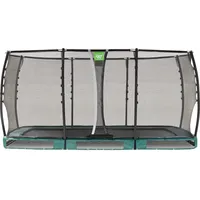 EXIT TOYS Allure Premium Bodentrampolin 244 x 427 cm inkl. Sicherheitsnetz Grün