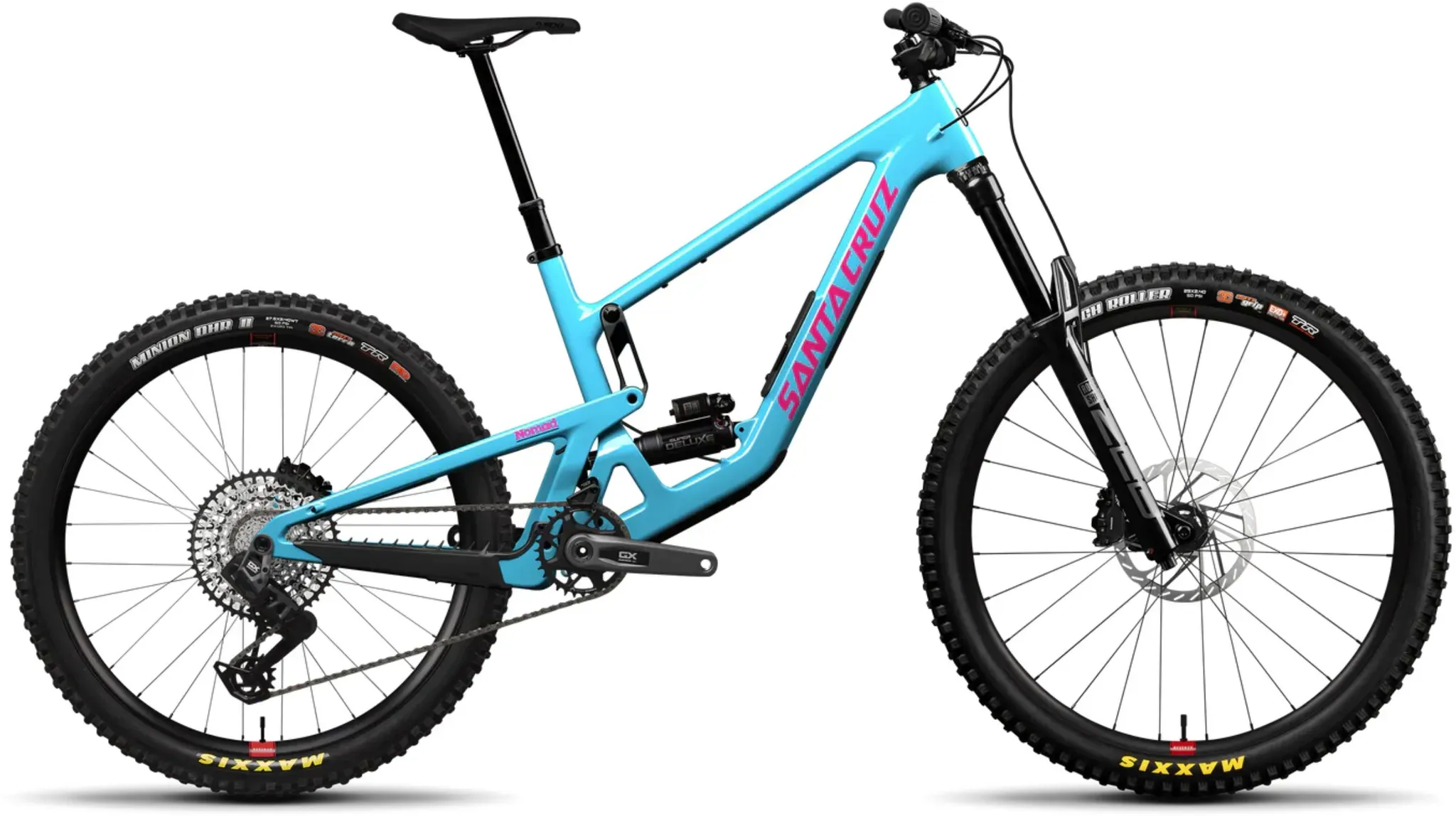 Santa Cruz Nomad 7 Carbon GX AXS - L - Gloss Aqua Magenta