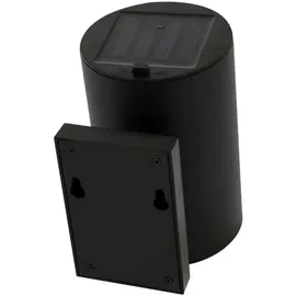 expo-bˆrse Kynast Solar Wandlampe Ø 8 x 13 cm schwarz Aluminium IP44