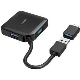 Hama USB-Hub, 4x USB-A 3.0, USB-A 3.0 [Stecker] (00200116)