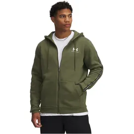 Under Armour Icon Taping Fleecejacke Herren 390 - marine od green/white S
