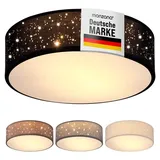monzana Sternenhimmel 1-flg. rund schwarz