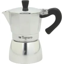 Tognana Caffettiera 3 Tassen Weiß