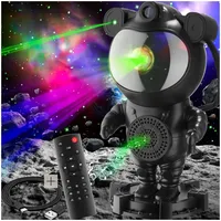 Tectake tectake® LED-Sternenhimmel-Projektor, 360° drehbarer Kopf, mit Sternen, Mond