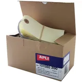 APLI Gepäckanhänger 120 x 57 mm neutral mit Draht 200 Etiketten