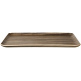 Asa Selection Deko-Tablett WOOD, Braun, Holz, Weide, Holz, 38x1.5x28 cm (1 Stück)
