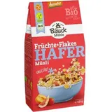 Bauckhof Müsli Hafermüsli Früchte + Flakes, BIO, ohne Zuckerzusatz, 425g